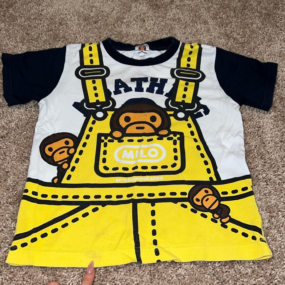 Kids bape shirt.
